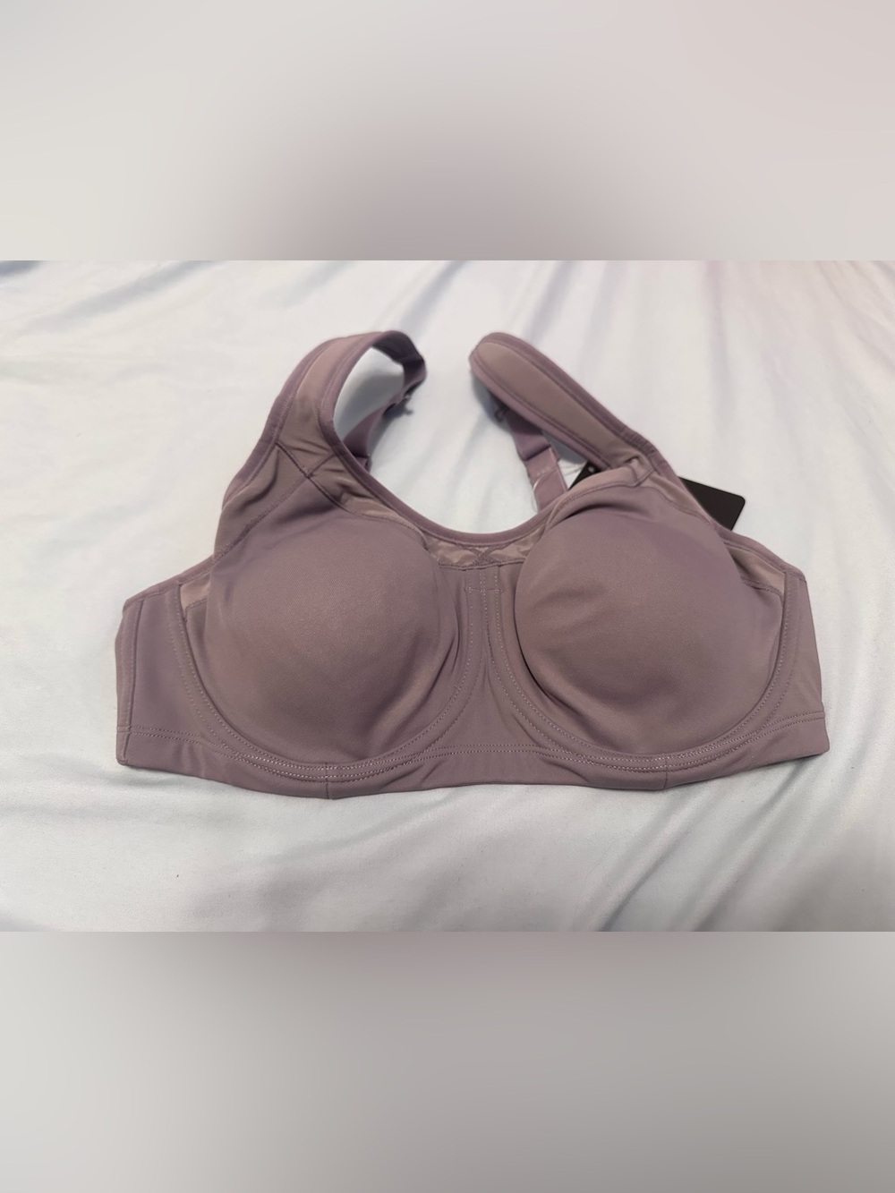 SYROKAN A269 High Impact Sports Bra 36C Mist Grey NWT